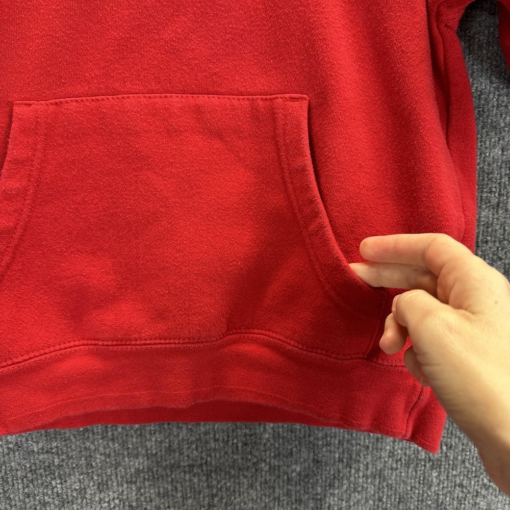 Montreal Canadiens Hoodie Boys 8 Red NHL Hockey Reebok Fleece Logo Sweatshirt - Picture 3 of 13